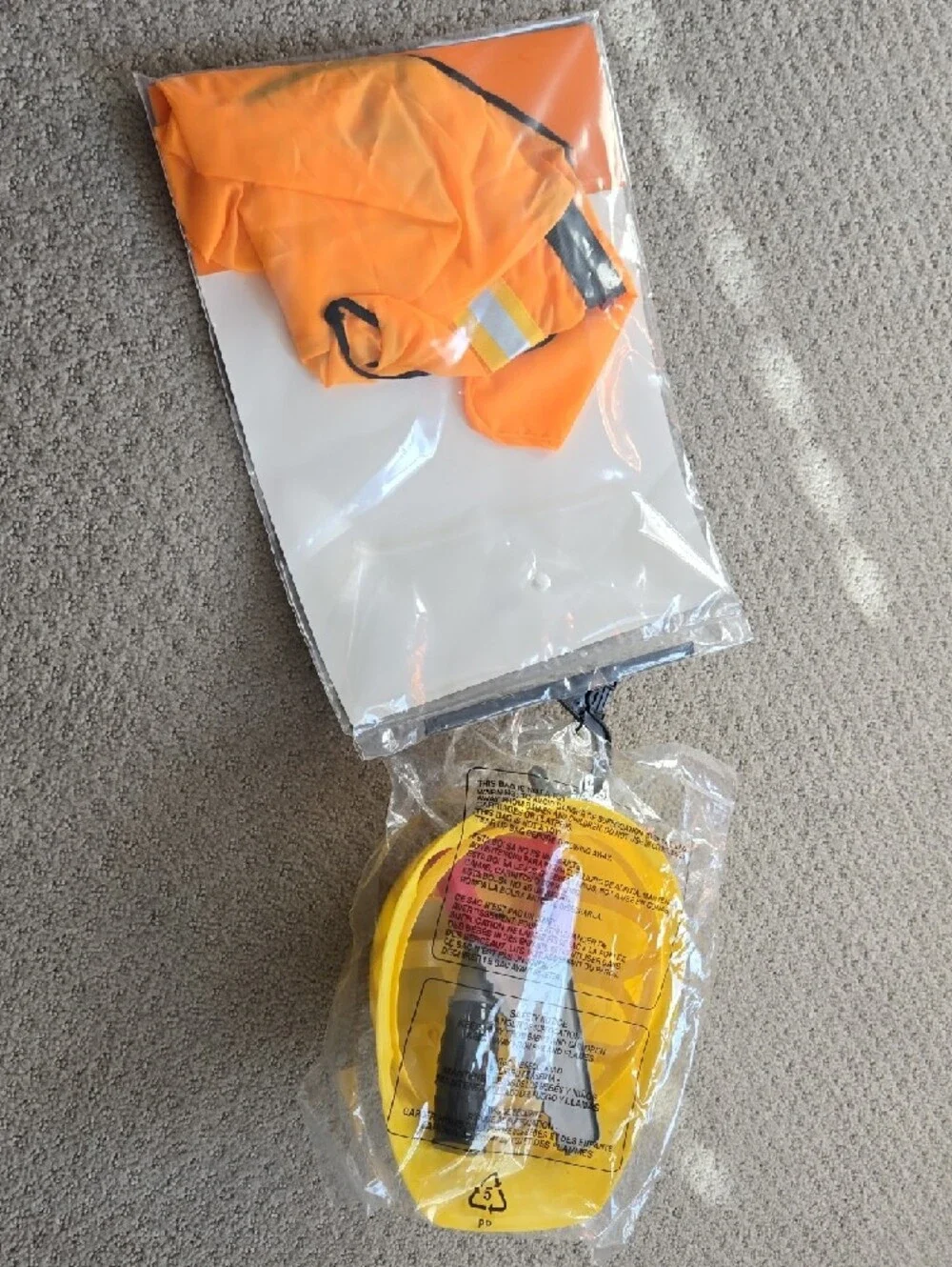 Hyde & Eek! Kids' Construction Worker Vest & Hard Hat - Orange